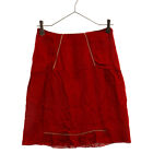 MARNI See-Through Lace Skirt Red Used