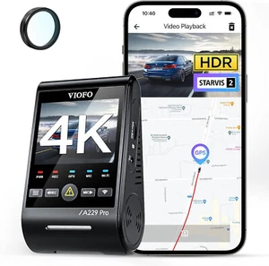 Vorne Dashcam Auto Sprachsteurung 5GHz Wi-Fi WLAN GPS Autokamera Parküberwachung - Bild 1 von 8