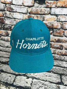 Vintage Charlotte Hornets Snapback Hat Sports Specialties NBA Basketball 90's - Picture 1 of 6