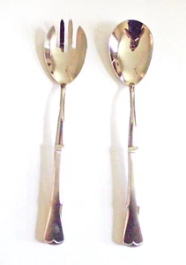 Imperial Prestige Juego de 2 piezas para servir ensaladas de acero inoxidable Hecho en EE. UU. - Imagen 1 de 9