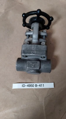 New DSI Forged Steel 1/2" Gate Valve 4111 E16-18 F316 316-L 316L BSNZ 1/2" 800 - Image 1 of 3