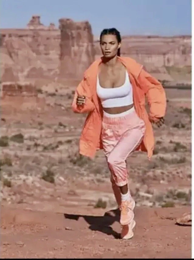 NWT $198 Free People FP Movement Perri Packable Puffer Jacket Sz XS Orange Coat - Image 1 of 4