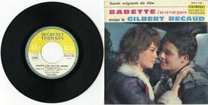 "BABETTE S'EN VA-T-EN GUERRE" Gilbert BECAUD / Brigitte BARDOT (45t français) NM - Imagen 1 de 2