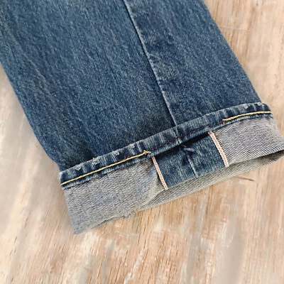 Pantalones de mezclilla con ribete Levis 501xx talla 34x31 para hombre con botones Foto 1 de 4