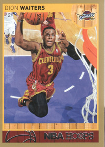 2013-14 Hoops Gold Cleveland Cavaliers Basketball Card #225 Dion Waiters