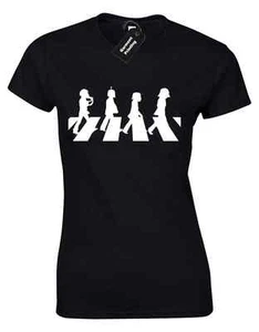 DARTH VADER STAR WARS CROSSING LADIES T SHIRT STORMTROOPER YODA HIPSTER - Picture 1 of 1