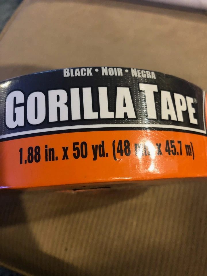 Gorilla 1.88 In. Yd. Heavy-Duty Duct Tape Black 108084 Gorilla 108084