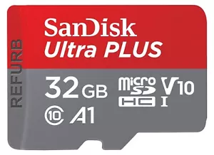 SanDisk Ultra Plus 32GB MicroSD Card - Picture 1 of 11