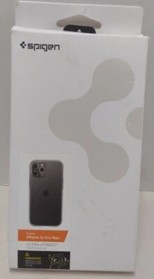 Spigen Ultra Hybrid Design Case for iPhone 12 Pro Max  Crystal Clear - Image 1 of 4