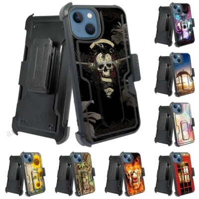 Funda resistente a prueba de golpes + cubierta de vidrio templado para iPhone 14 (6,1") a6 Foto 1 de 4