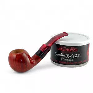Pipa Briar pipa in legno rossa a mano libera fumo tabacco artigianale pipa fatta a mano - Foto 1 di 11