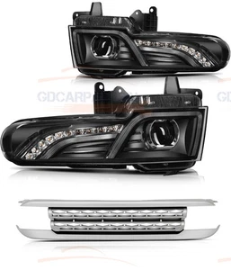 Headlights Assembly Pair for 2007-2015 Toyota FJ Cruiser Headlamp Replacement - Picture 1 of 9