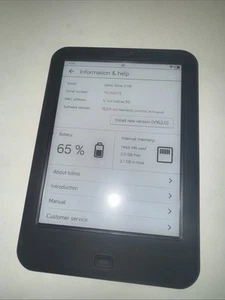 Tolino Shine 2 HD, 6", WiFi solo 4GB - Nero - Perfettamente funzionante - Foto 1 di 3