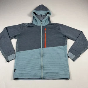 La Sportiva Training Day Hoody Mens L Blue Fleece Zip Sweatshirt Sweater Outdoor - Picture 1 of 17