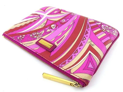 Emilio Pucci мешок розовый красный бежевый женщин подлинный подержанный - Изображение 1 из 4