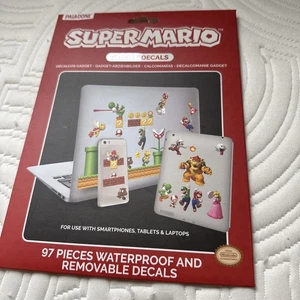 Super Mario Gadget Decals Waterproof Removable 97 PC Laptop Phone Ships Fast! - Picture 1 of 2