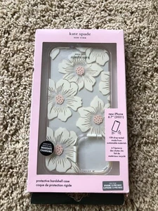 kate spade Clear Case for iPhone 13 Pro Max/iPhone 12 Pro Max - Hollyhock - Photo 1 sur 2
