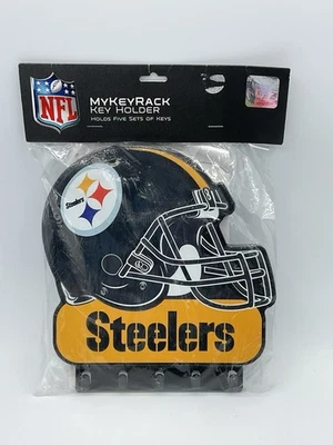 Vintage Pittsburgh Steelers Helmet Key Holder Man Cave Home Office wall decor - Image 1 of 4