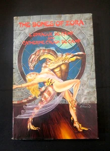 L. Sprague de Camp SIGNED hardback novel THE BONES OF ZORA -- Catherine de Camp - Picture 1 of 7