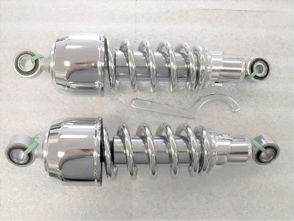 Amortiguadores bobber cortos cromados Yamaha XV535 Virago 10,5" Foto 1 de 1