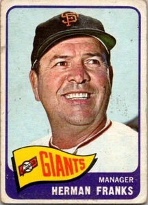 1965 Topps - #32 Herman Franks - Picture 1 of 2