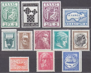 GRECIA - 1955 AÑO COMPLETO SET SELLOS - AÑO Mi. 624-631+632-635 - **MNH** - Imagen 1 de 1