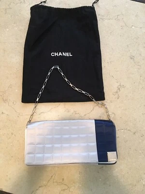 正品香奈儿链丝绸单肩包钱包 — 第 1/4 张图片
