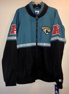NWT NFL Jacksonville Jaguars Starter Jacket Full Zip Windbreaker Size XL RARE - Picture 1 of 12