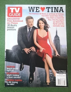 TV Guide Oct 27 -Nov 2, 2008 Tina Fey 30 Rock Alec Baldwin NBC comedy - Picture 1 of 4