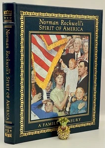 Easton Press SPIRIT OF AMERICA Collectors DELUXE LIMITED Edition NORMAN ROCKWELL - Picture 1 of 24