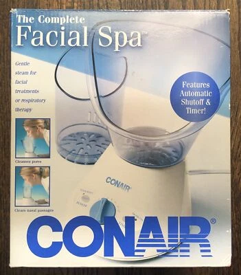 Conair 完整面部水疗蓝色白色蒸汽鼻窦型号 3702 — 第 1/4 张图片