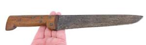 RARE FRENCH & INDIAN WAR TRADE BELT KNIFE w/ BRITISH GR & BROAD ARROW TOUCHMARKS