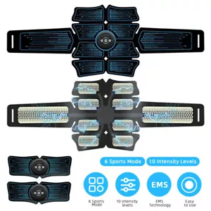 Wireless Abdominal Exercise Equipment Muscle Trainer Toner Electric Stimulator - Picture 1 of 19