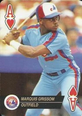 1993 U.S. Playing Card Co. Aces #AH Marquis Grissom NM-MT Expos  ID:80573 - Image 1 of 2