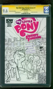 My Little Pony Friends Forever 7 CGC SS 9.6 Jetpack Fleecs Sketch Variant 7/14 - Picture 1 of 6
