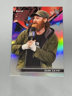 Sami Zayn 2021 Topps Finest WWE Refractor #68 SmackDown - Image 1 of 2