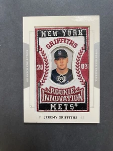 2003 UD Patch Collection #154 Jeremy Griffiths RI RC - Picture 1 of 2