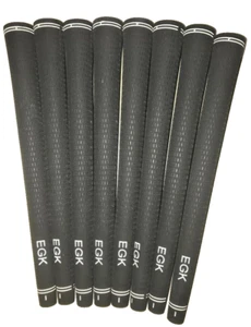 EGK GOLF VOLT BLACK STANDARD SIZE GRIPS .600 CORE SIZE, 8 PACK - Picture 1 of 5