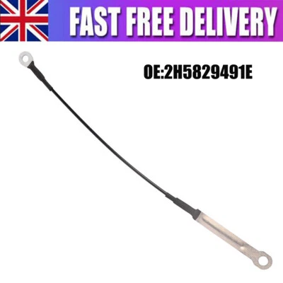 For VW Amarok 2H 2010-On 2H5829491E Rear Tailgate Retaining Strap Cable Rope Kit - Image 1 of 4