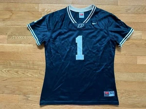 Purdue Boilermakers Nike #1 Black Home Football Jersey Women's Sz L - Picture 1 of 4