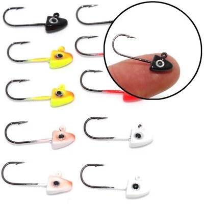 Jigkopf Set 10x Micro Jigs Mini Jigköpfe für Barsch Forelle Jighaken Jigheads - Bild 1 von 2
