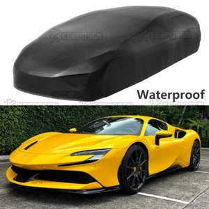100% Waterproof Car Cover Satin Stretch Scratch Outdoor Indoor For Ferrari SF90 - Bild 1 von 9