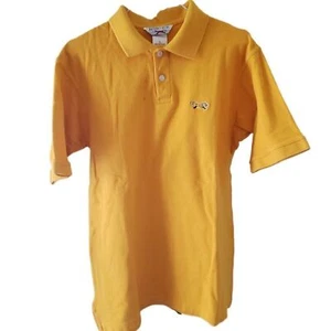 Retro Fox Men's Gold Polo - Picture 1 of 4
