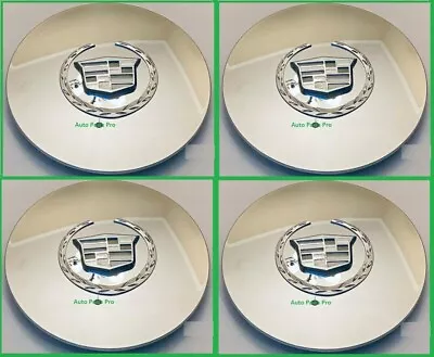 4pcs. 2003-2006 CADILLAC ESCALADE ESV EXT Chrome Wheel Hub Center Caps SET NEW - Image 1 of 3