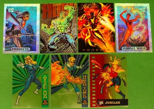 1994 1995 Marvel Universe Insert Card Lot (9) Holofoil Suspended Animation NM - Picture 1 of 2