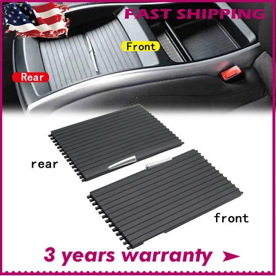 2 Rear+Front Center Console Roller Blind Cover For BMW X5 X6 E70 E71 2007-2014 Foto 1 de 4