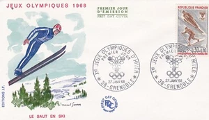 FRANKREICH 1968 FDC OLYMPISCHE WINTERSPIELE YT 1543 - Bild 1 von 1