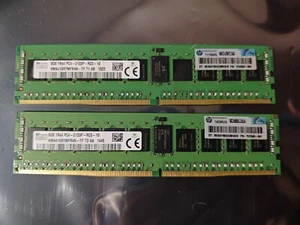 SK Hynix 2*8GB DDR4 2133 ECC RDIMM Server Memory - Picture 1 of 3