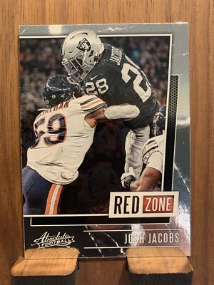 2020 Panini Absolute - Red Zone #RZ-JJ Josh Jacobs - Image 1 of 2