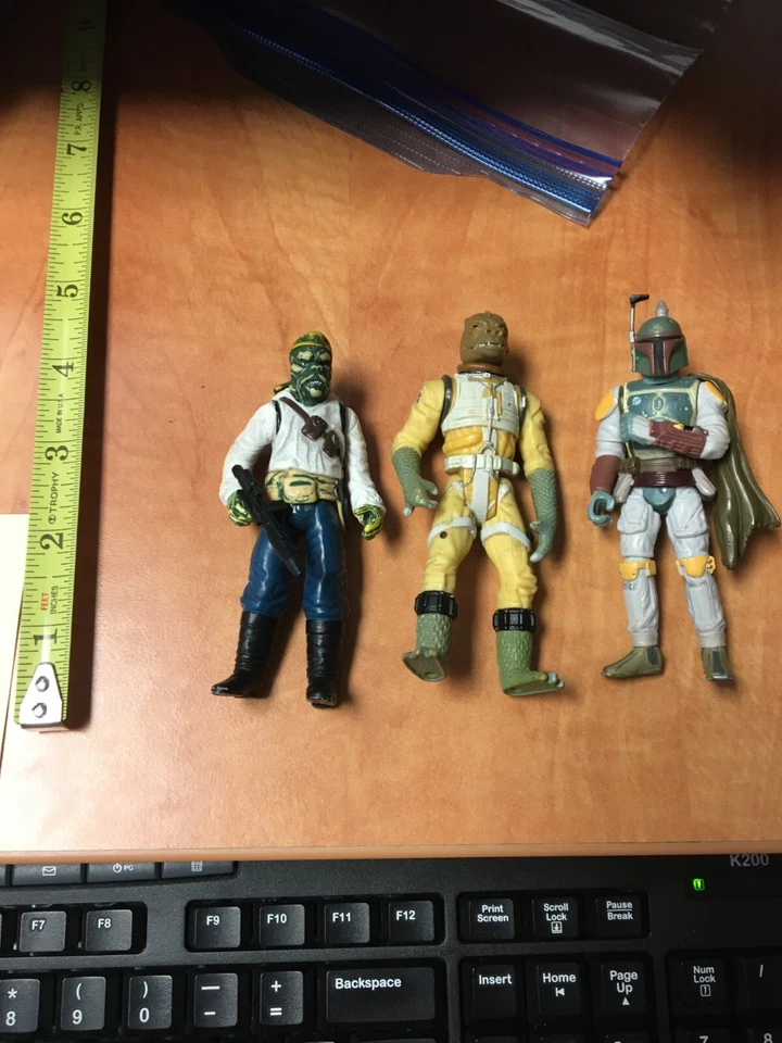 Star Wars 3.75” 1997 Bossk Boba Fett Skiff Guard Bounty Hunter Lote Foto 1 de 1